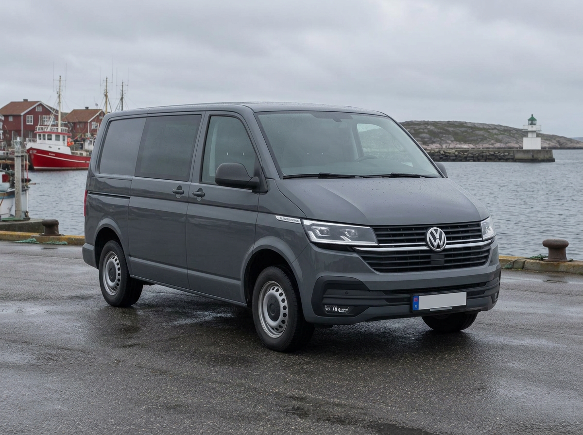 Volkswagen Transporter parkerad utomhus